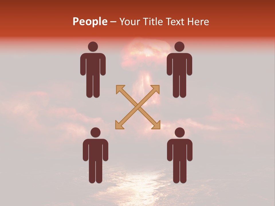 Background Bomb Smog PowerPoint Template