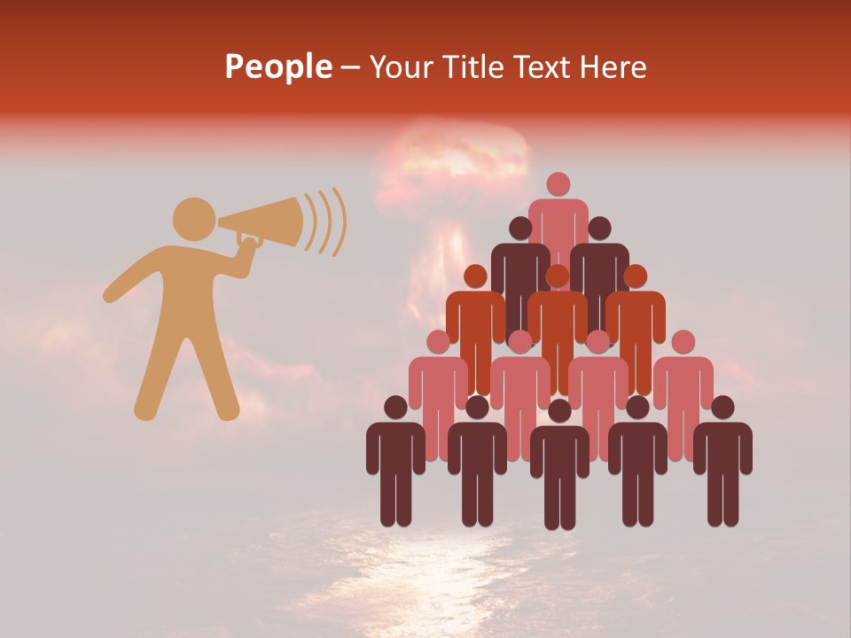 Background Bomb Smog PowerPoint Template