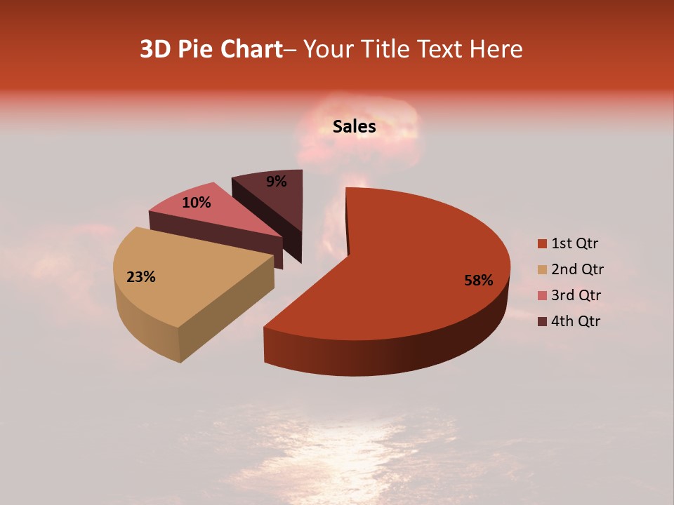 Background Bomb Smog PowerPoint Template