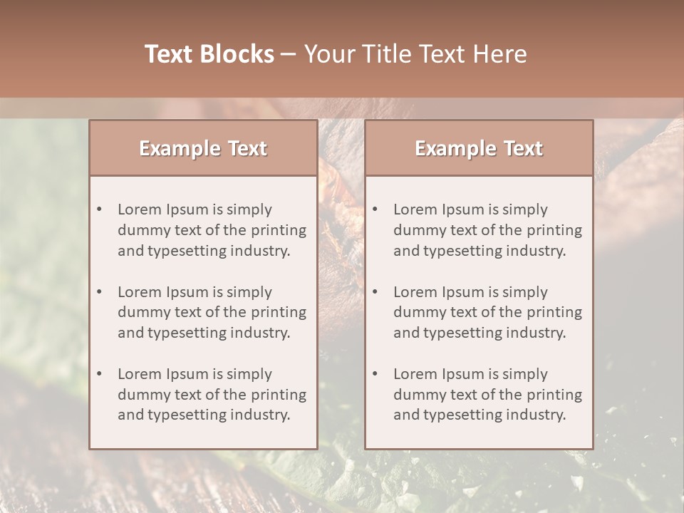 Farming Wood Morning PowerPoint Template