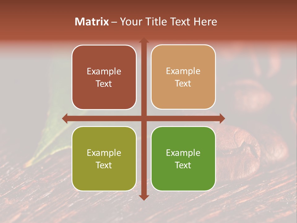 Leaf Caffeine Burning PowerPoint Template