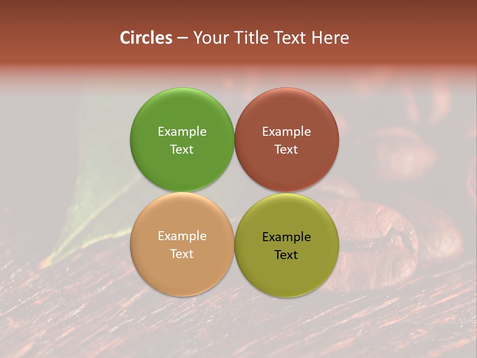 Leaf Caffeine Burning PowerPoint Template