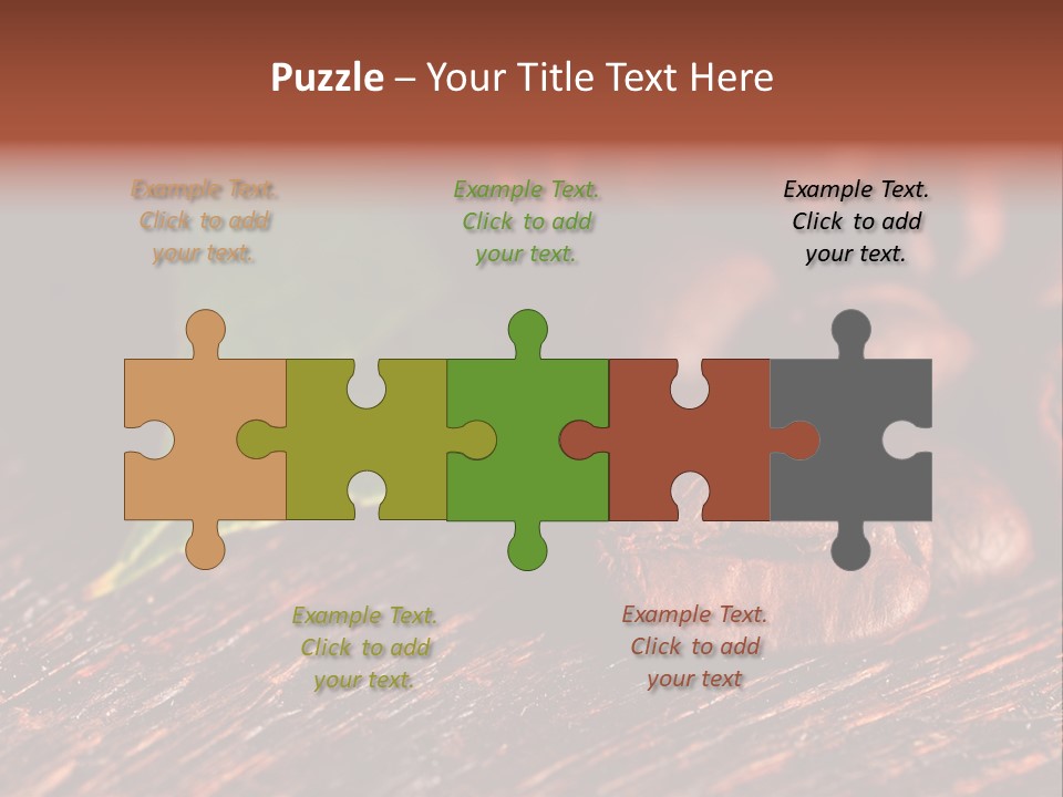 Leaf Caffeine Burning PowerPoint Template