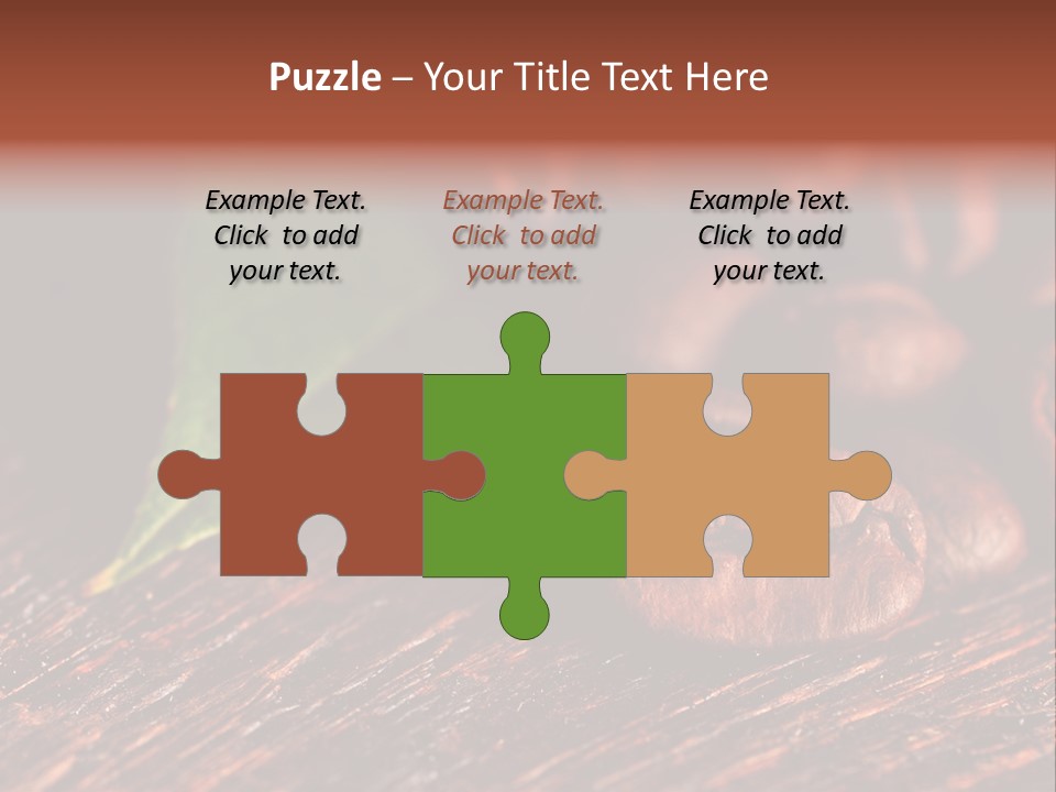 Leaf Caffeine Burning PowerPoint Template