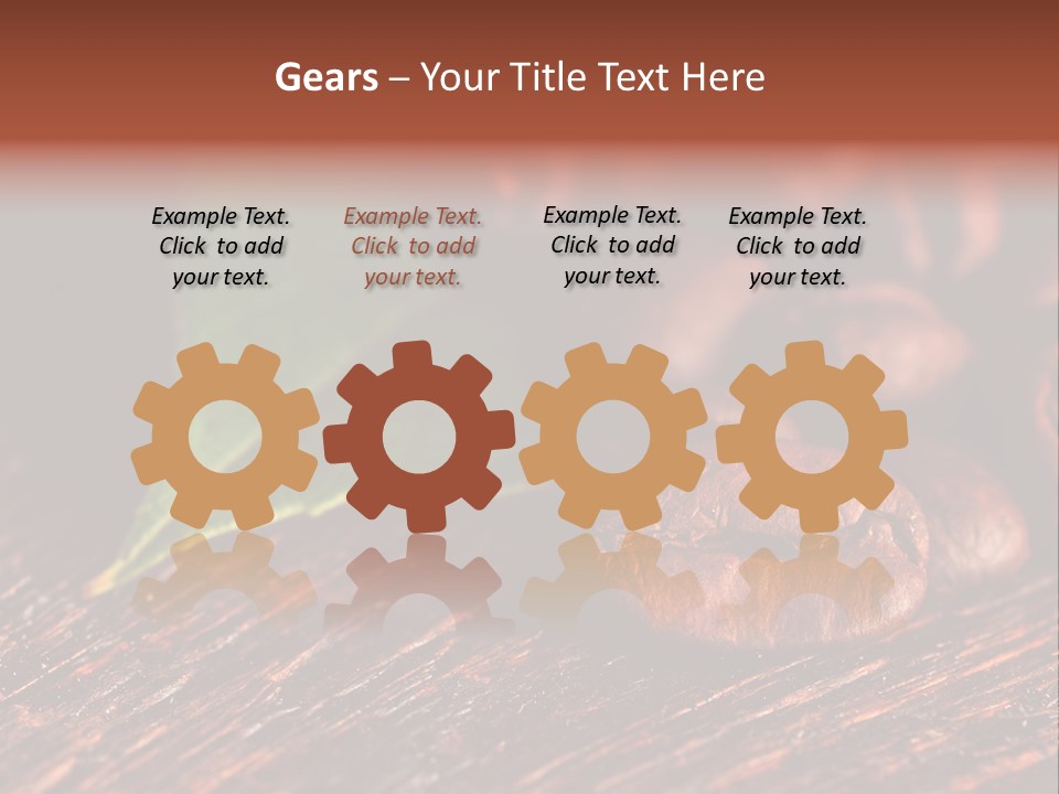 Leaf Caffeine Burning PowerPoint Template