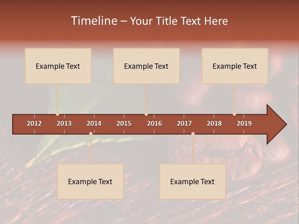 Leaf Caffeine Burning PowerPoint Template