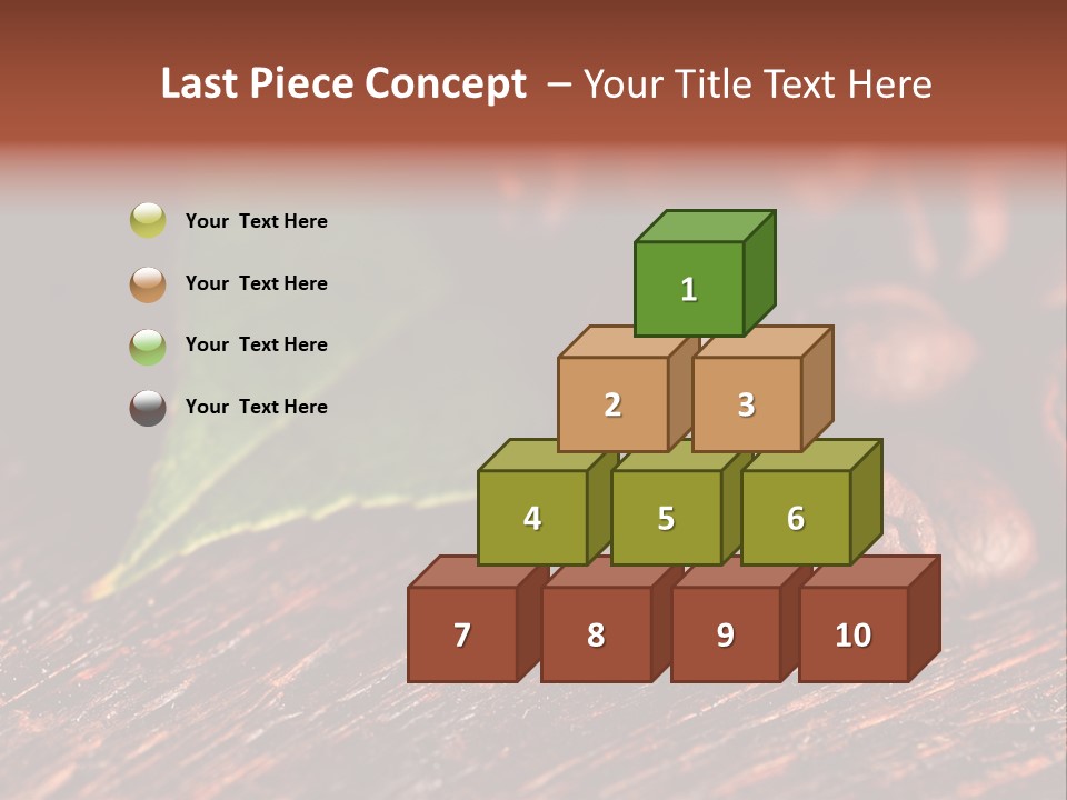 Leaf Caffeine Burning PowerPoint Template