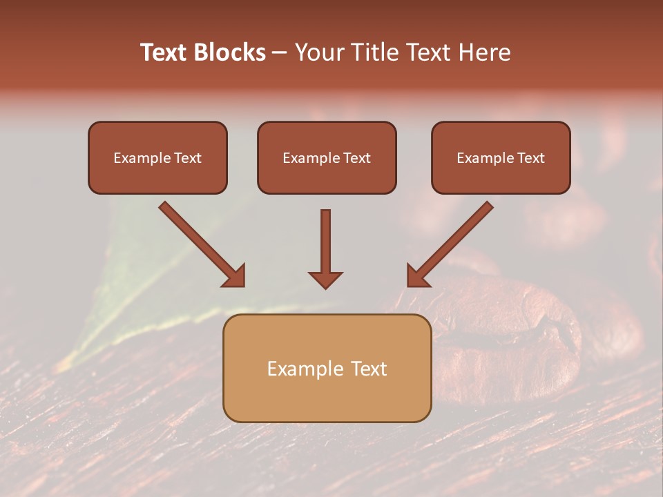 Leaf Caffeine Burning PowerPoint Template