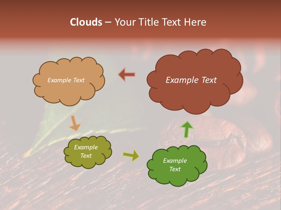 Leaf Caffeine Burning PowerPoint Template