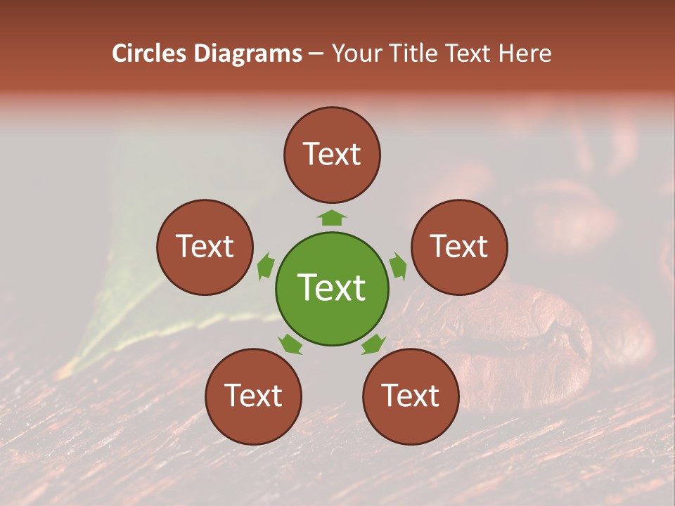 Leaf Caffeine Burning PowerPoint Template