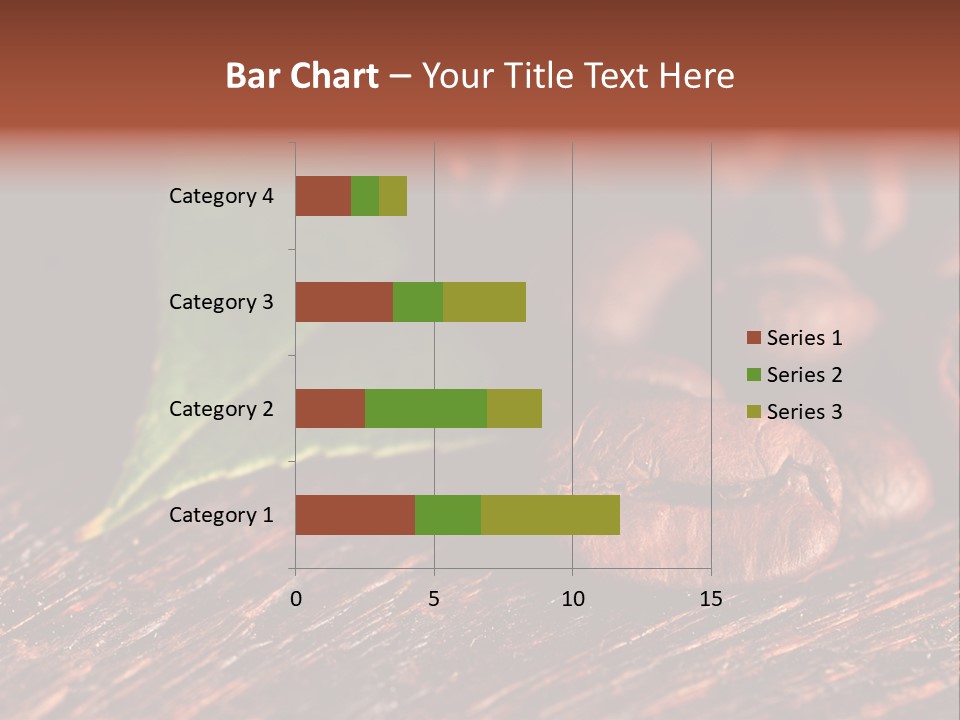 Leaf Caffeine Burning PowerPoint Template