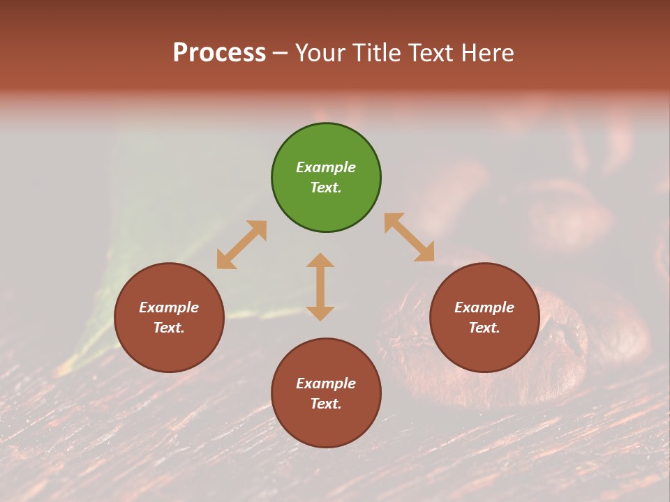 Leaf Caffeine Burning PowerPoint Template