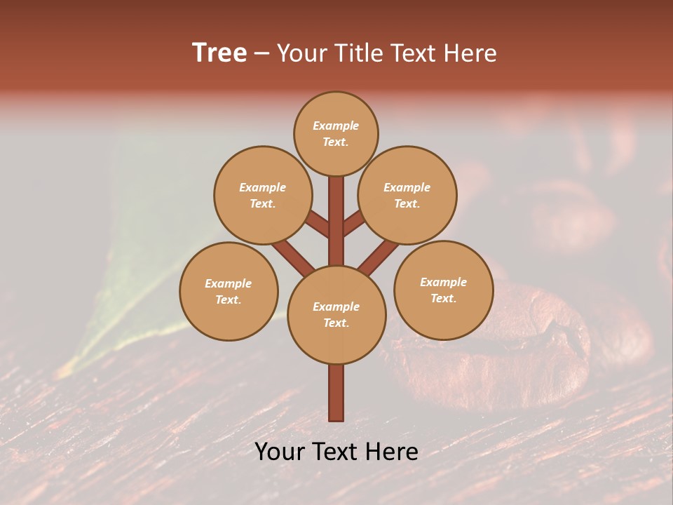 Leaf Caffeine Burning PowerPoint Template