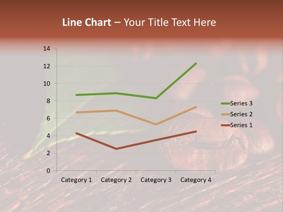 Leaf Caffeine Burning PowerPoint Template