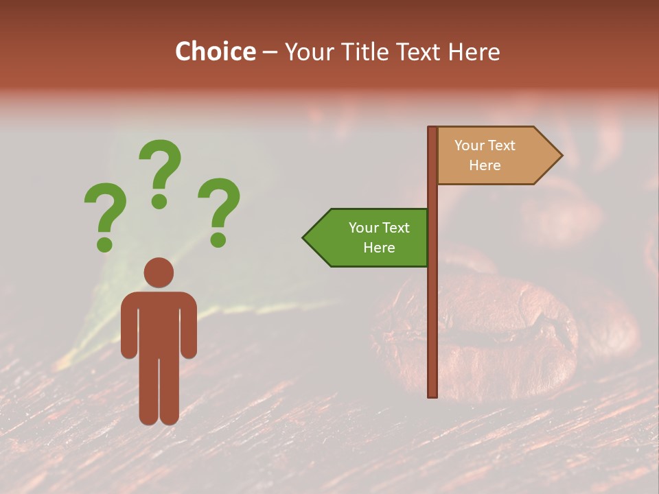 Leaf Caffeine Burning PowerPoint Template