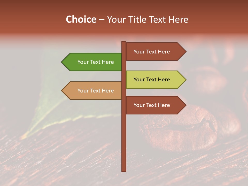 Leaf Caffeine Burning PowerPoint Template