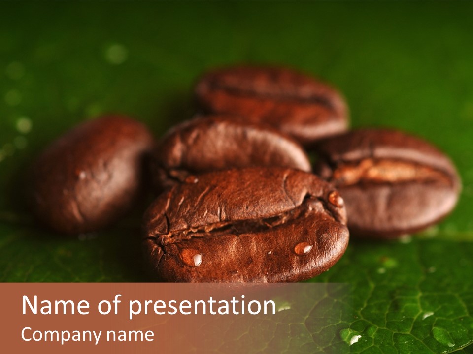Coffee Powerful Africa PowerPoint Template