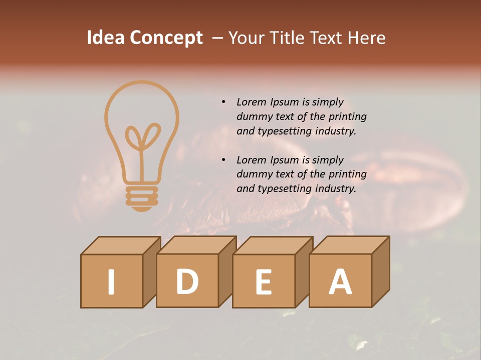 Coffee Powerful Africa PowerPoint Template