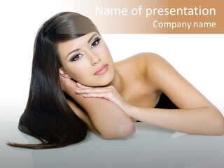 Studio Hairstyle Isolated PowerPoint Template