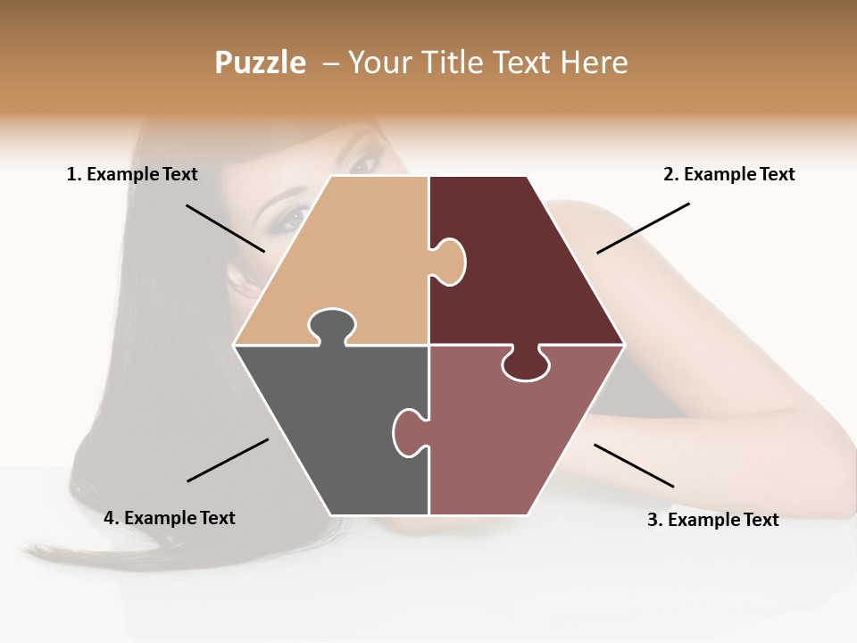 Studio Hairstyle Isolated PowerPoint Template