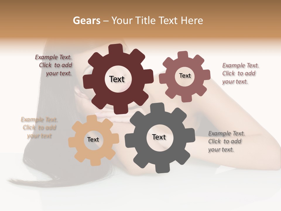 Studio Hairstyle Isolated PowerPoint Template