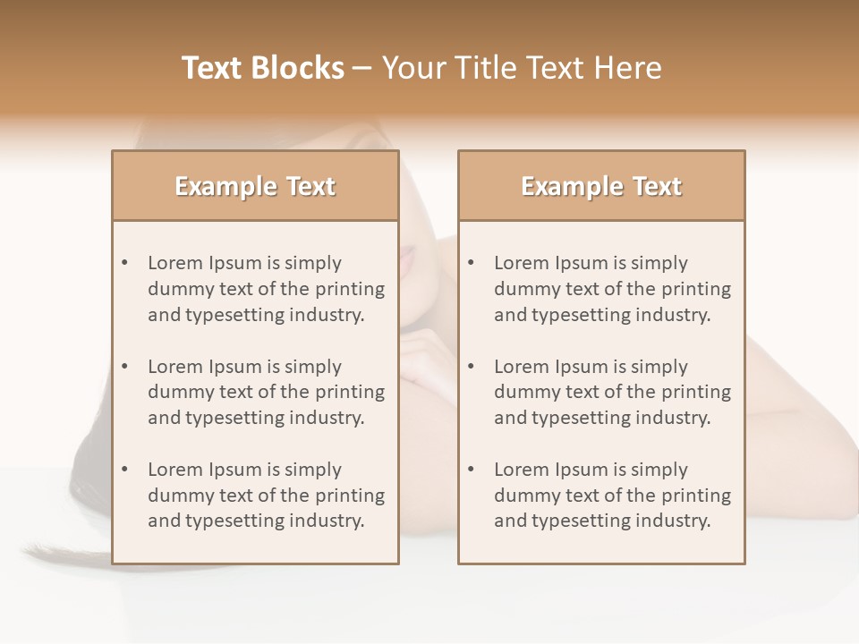 Studio Hairstyle Isolated PowerPoint Template