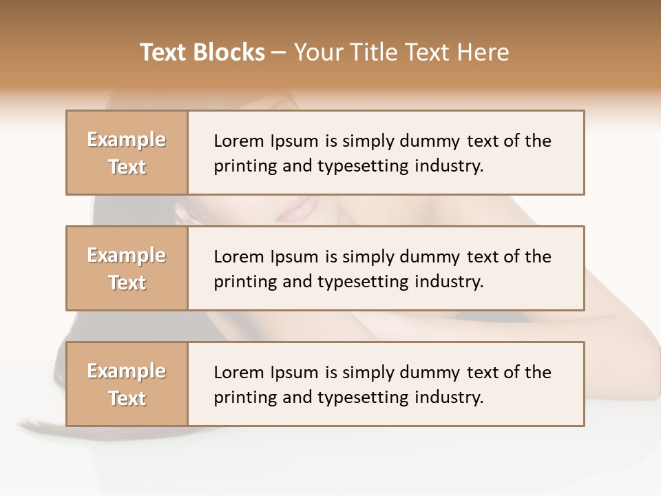 Studio Hairstyle Isolated PowerPoint Template