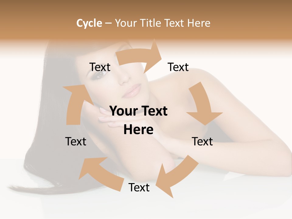 Studio Hairstyle Isolated PowerPoint Template