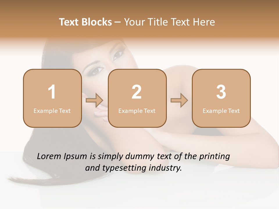 Studio Hairstyle Isolated PowerPoint Template