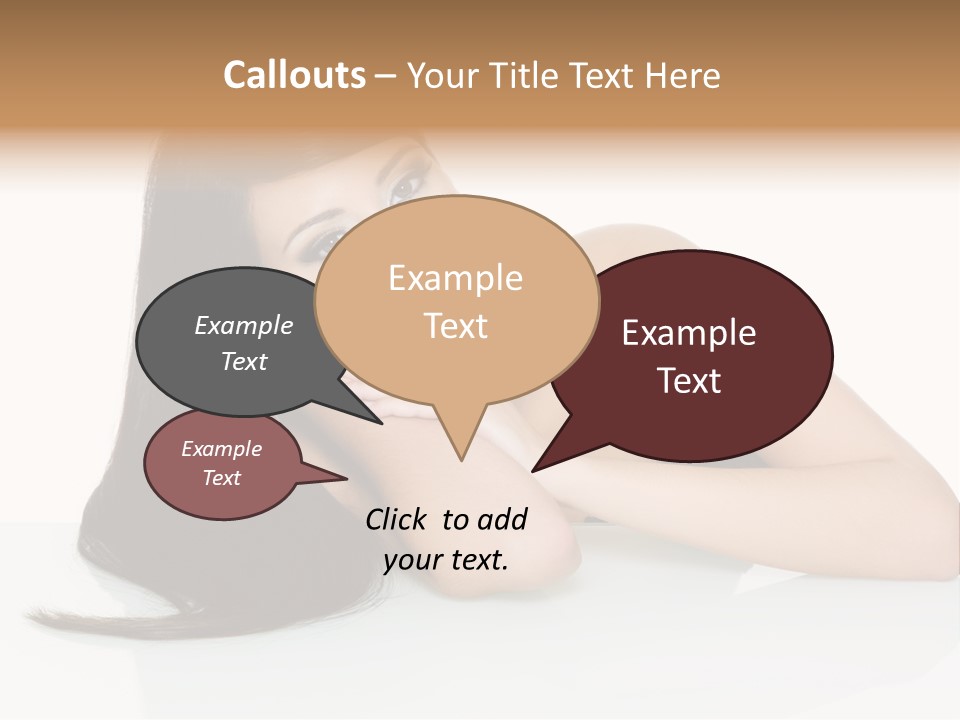 Studio Hairstyle Isolated PowerPoint Template