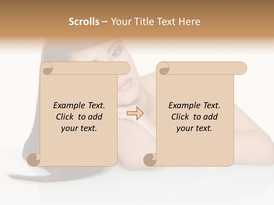 Studio Hairstyle Isolated PowerPoint Template