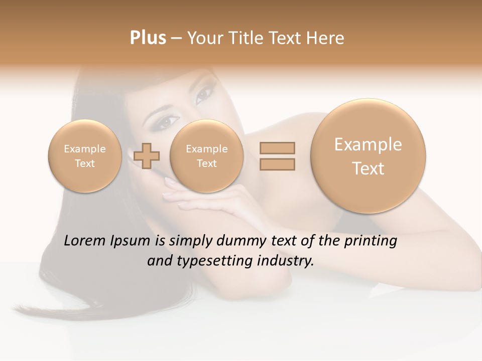 Studio Hairstyle Isolated PowerPoint Template