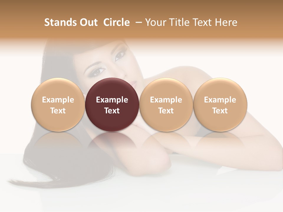 Studio Hairstyle Isolated PowerPoint Template