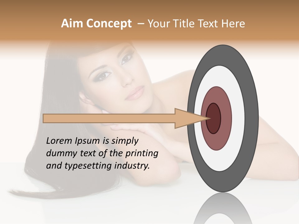 Studio Hairstyle Isolated PowerPoint Template