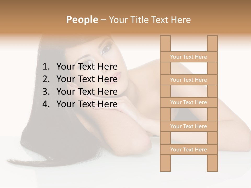 Studio Hairstyle Isolated PowerPoint Template