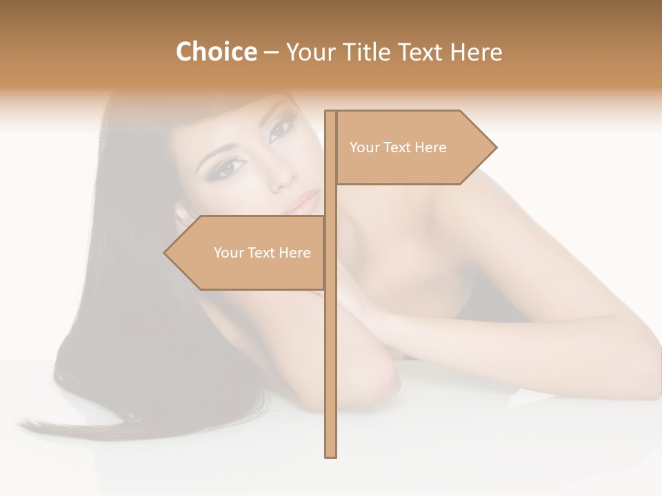 Studio Hairstyle Isolated PowerPoint Template