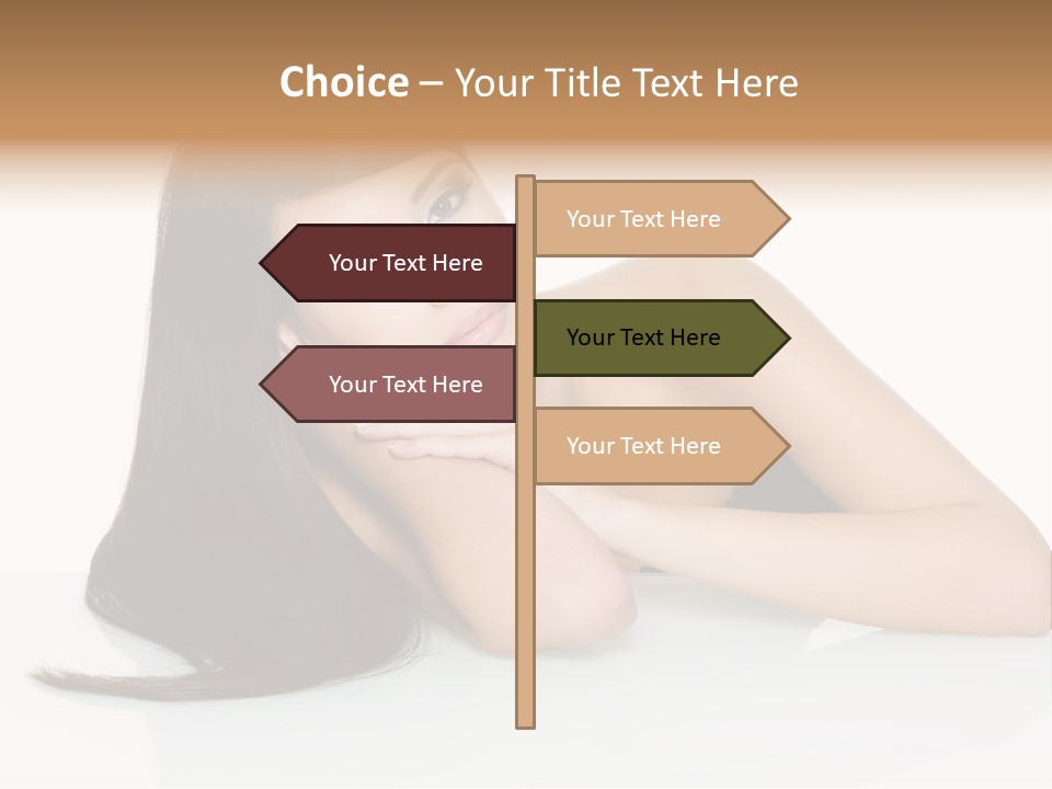 Studio Hairstyle Isolated PowerPoint Template