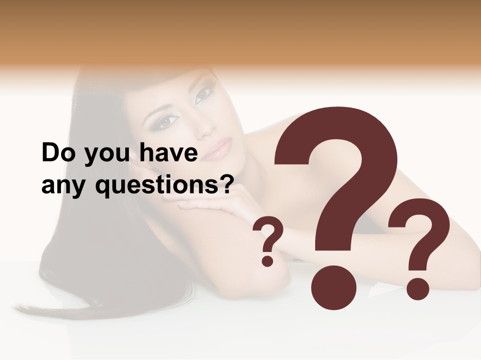 Studio Hairstyle Isolated PowerPoint Template