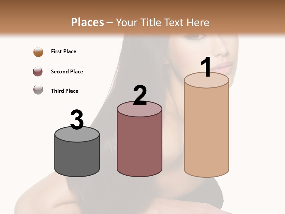 Woman Hair Sexy PowerPoint Template