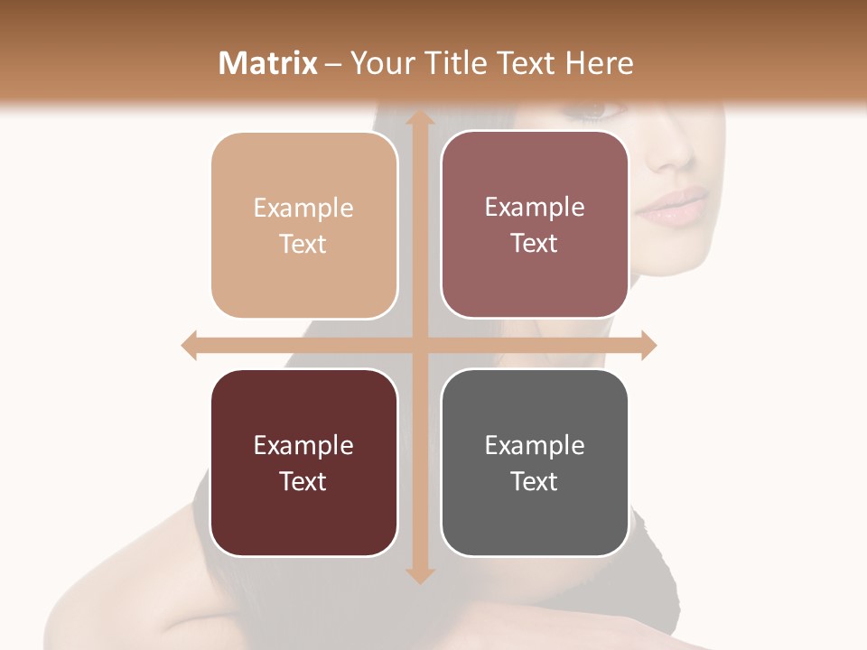 Woman Hair Sexy PowerPoint Template