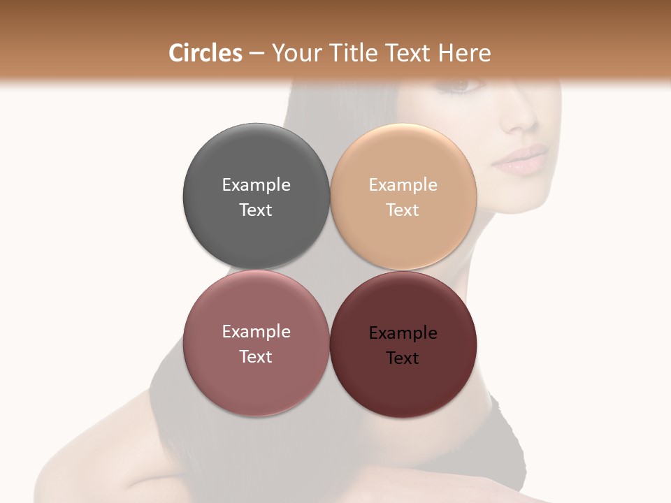 Woman Hair Sexy PowerPoint Template