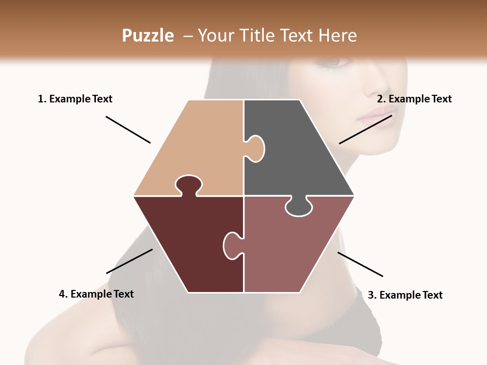 Woman Hair Sexy PowerPoint Template