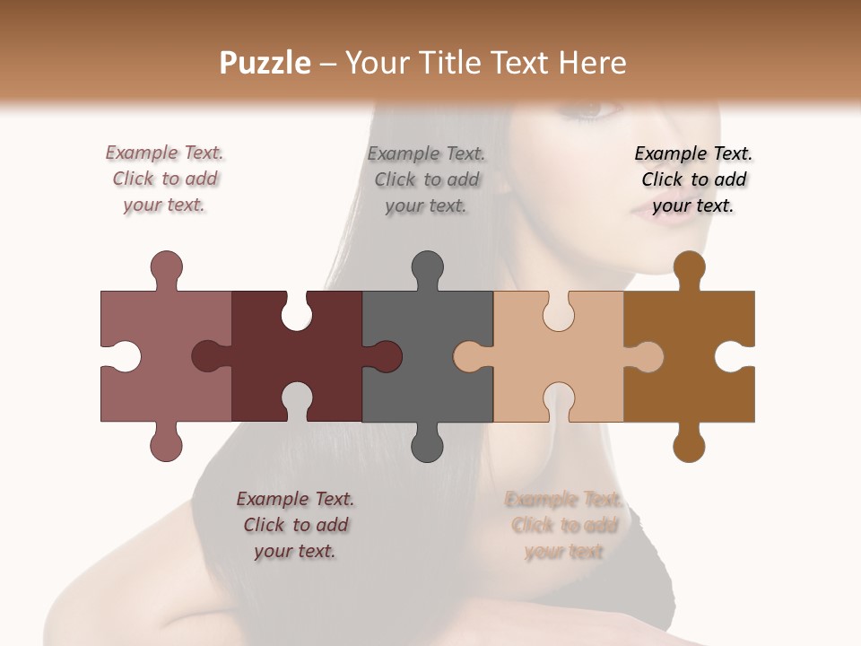 Woman Hair Sexy PowerPoint Template