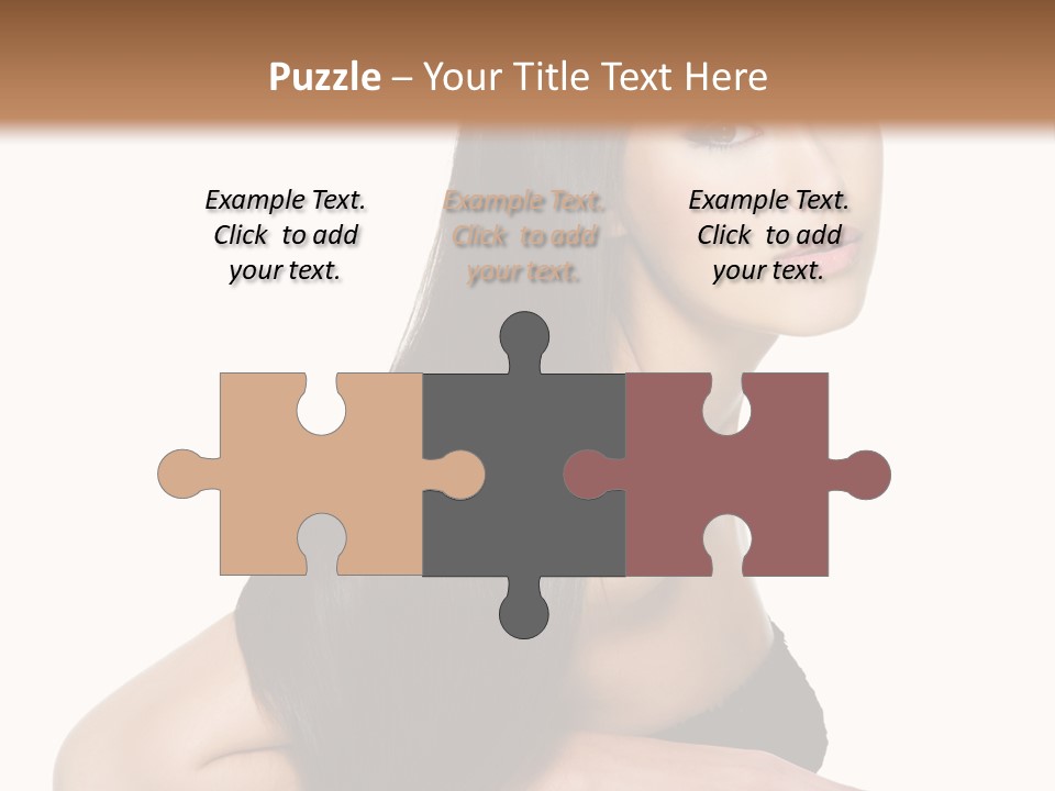 Woman Hair Sexy PowerPoint Template