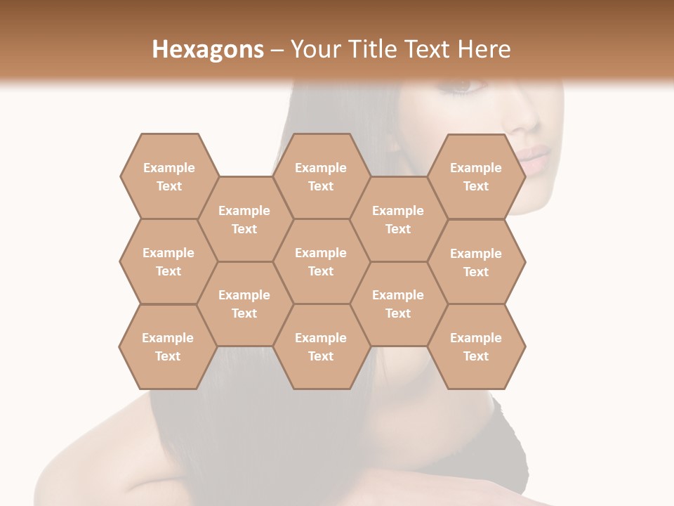 Woman Hair Sexy PowerPoint Template