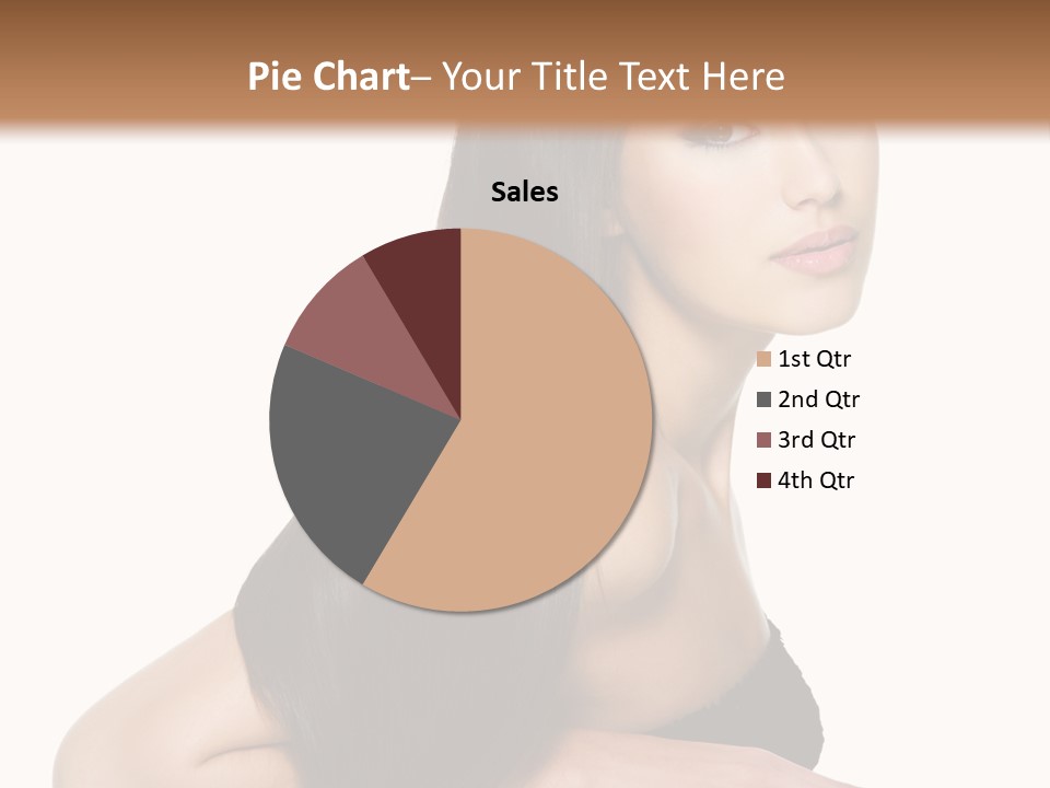 Woman Hair Sexy PowerPoint Template