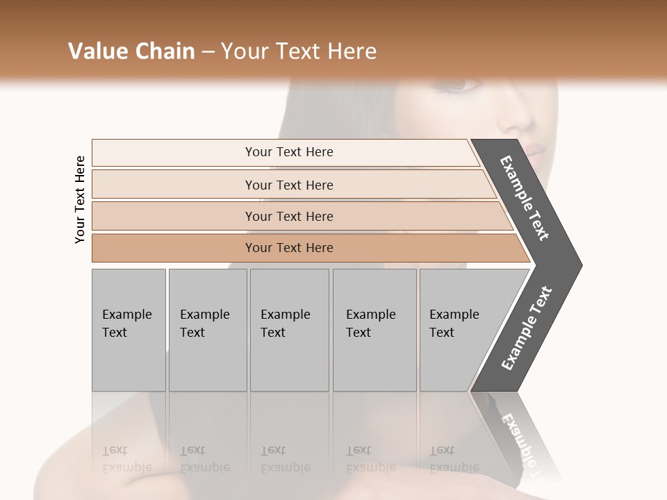 Woman Hair Sexy PowerPoint Template