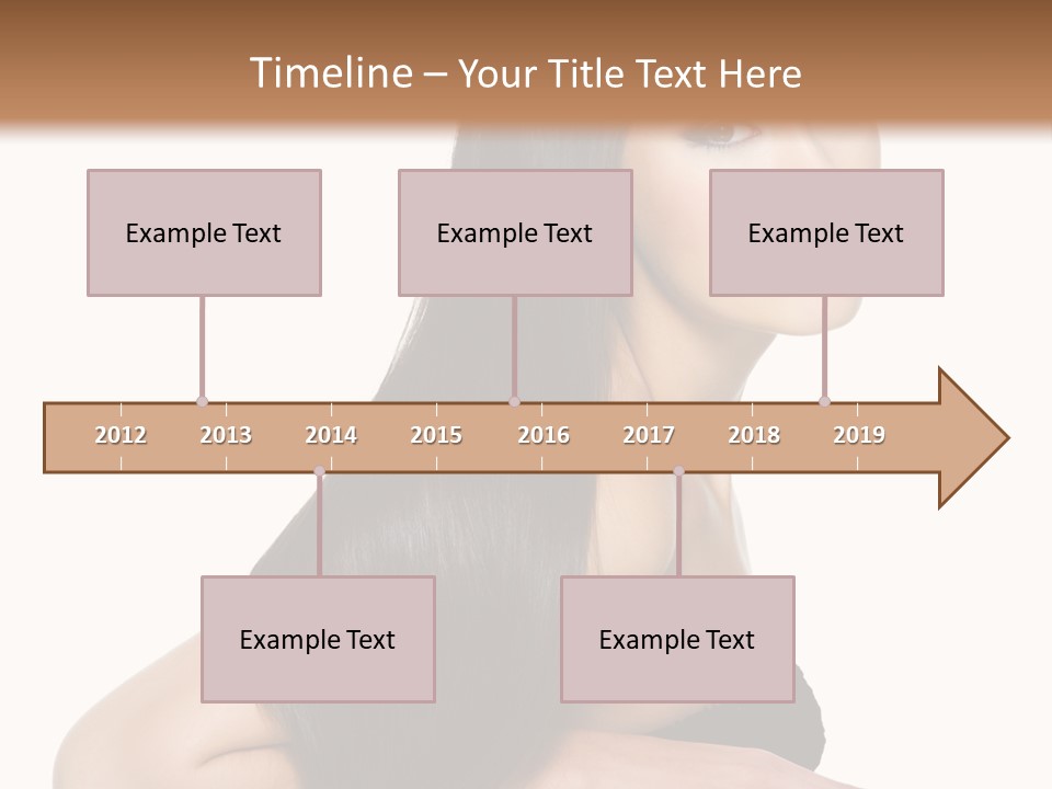 Woman Hair Sexy PowerPoint Template