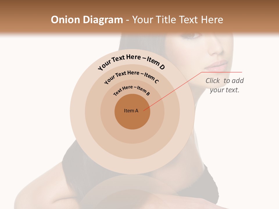 Woman Hair Sexy PowerPoint Template