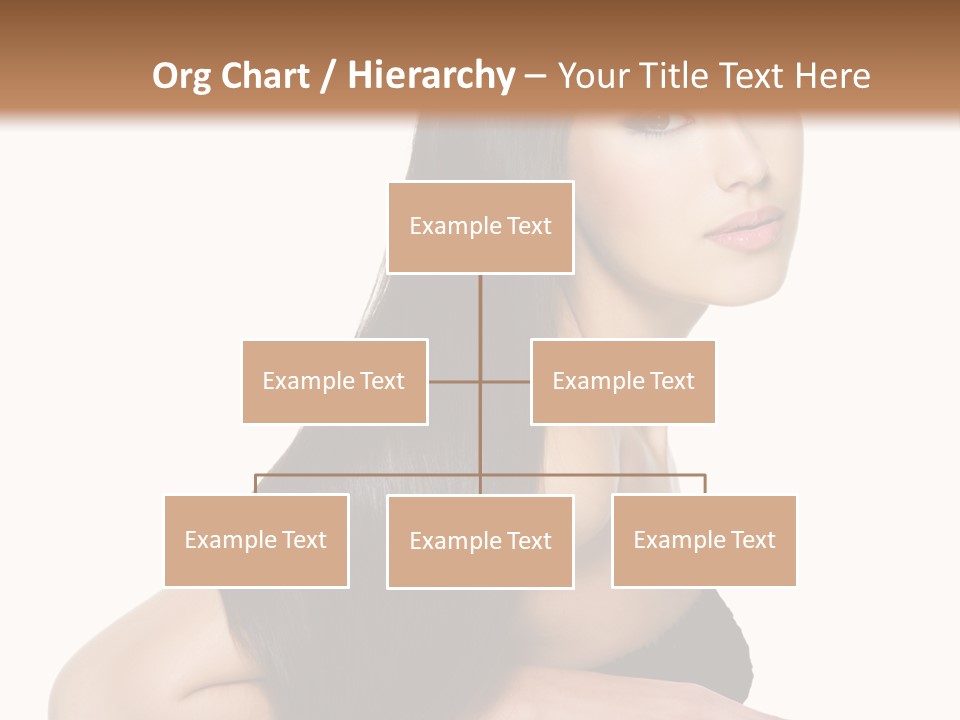 Woman Hair Sexy PowerPoint Template